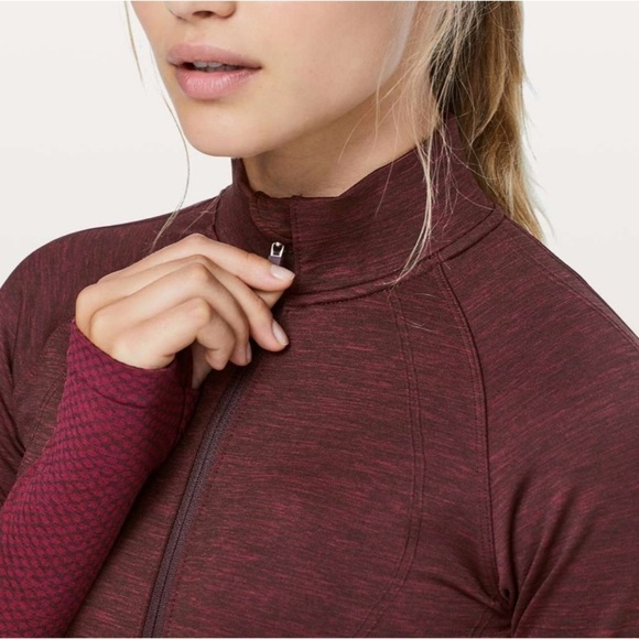 Lululemon sz 10 Ready To Run Jacket *Evanescent
Star Ruby / Black Satin VGUC - Picture 3 of 7